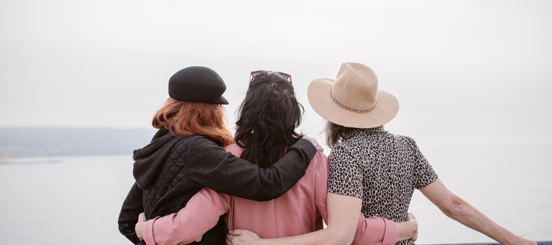 3 women hugging