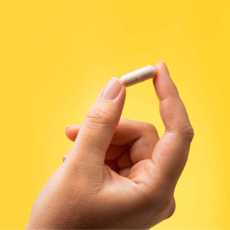 Female hand holding Creatine+