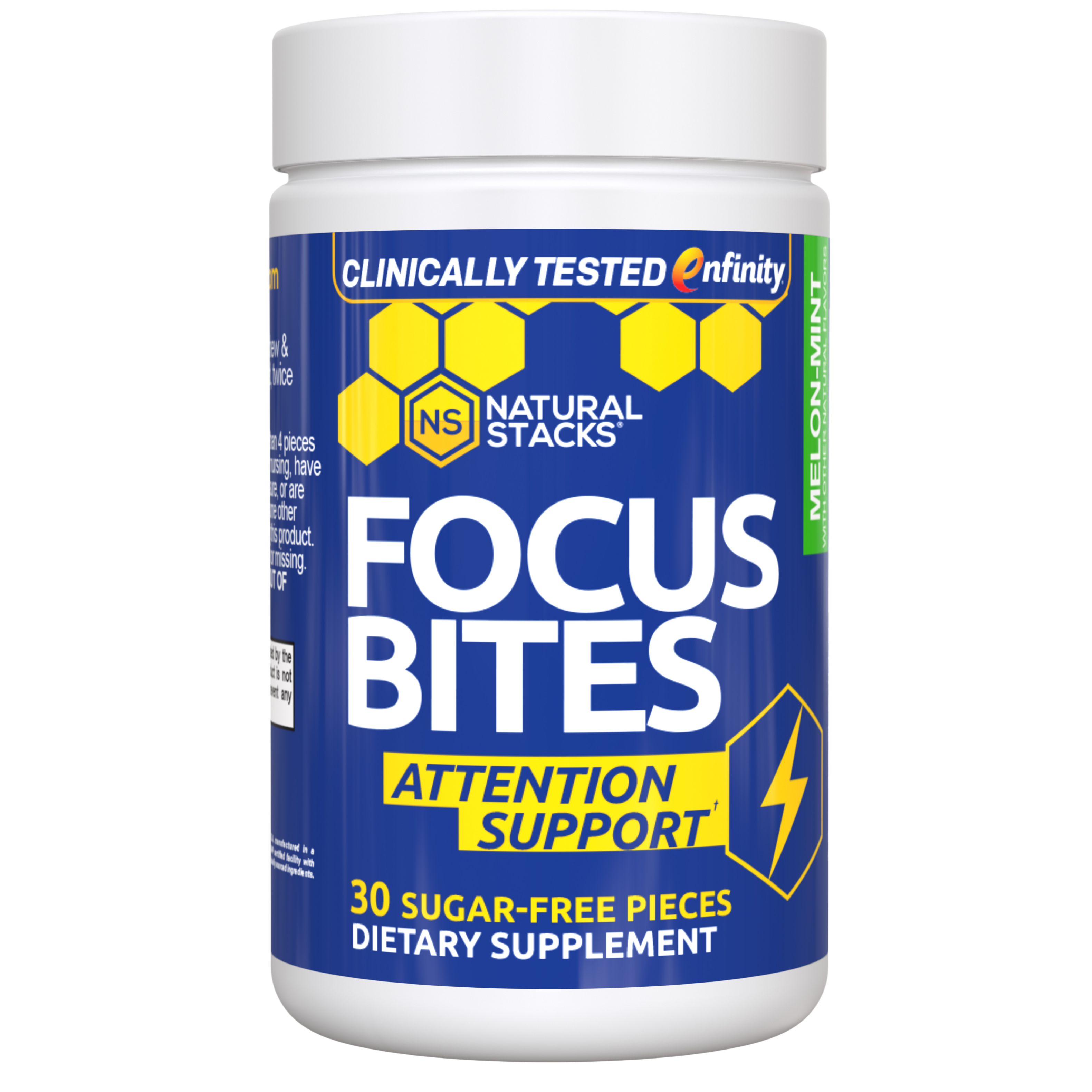Bottle of Acetylcholine Brain Food supplement for mental clarity by Natural Stacks.