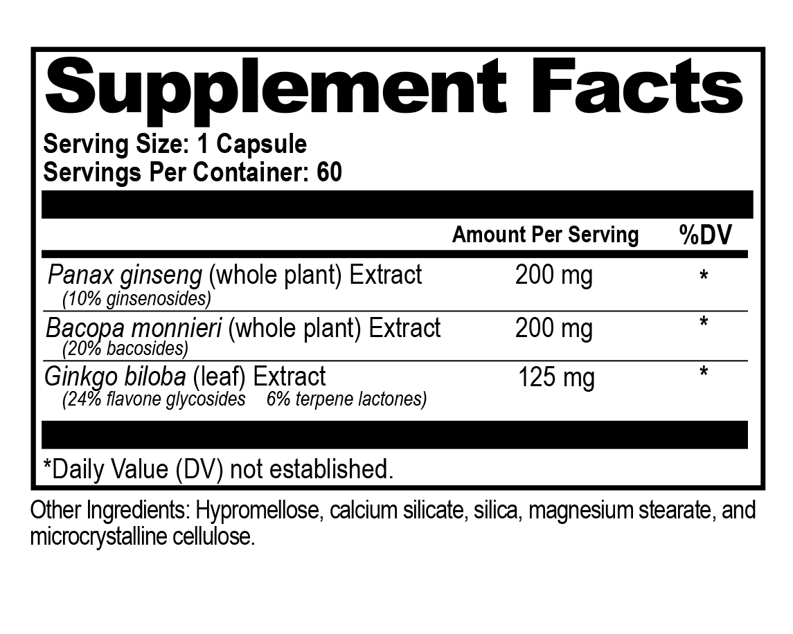 Ginkgo supplement