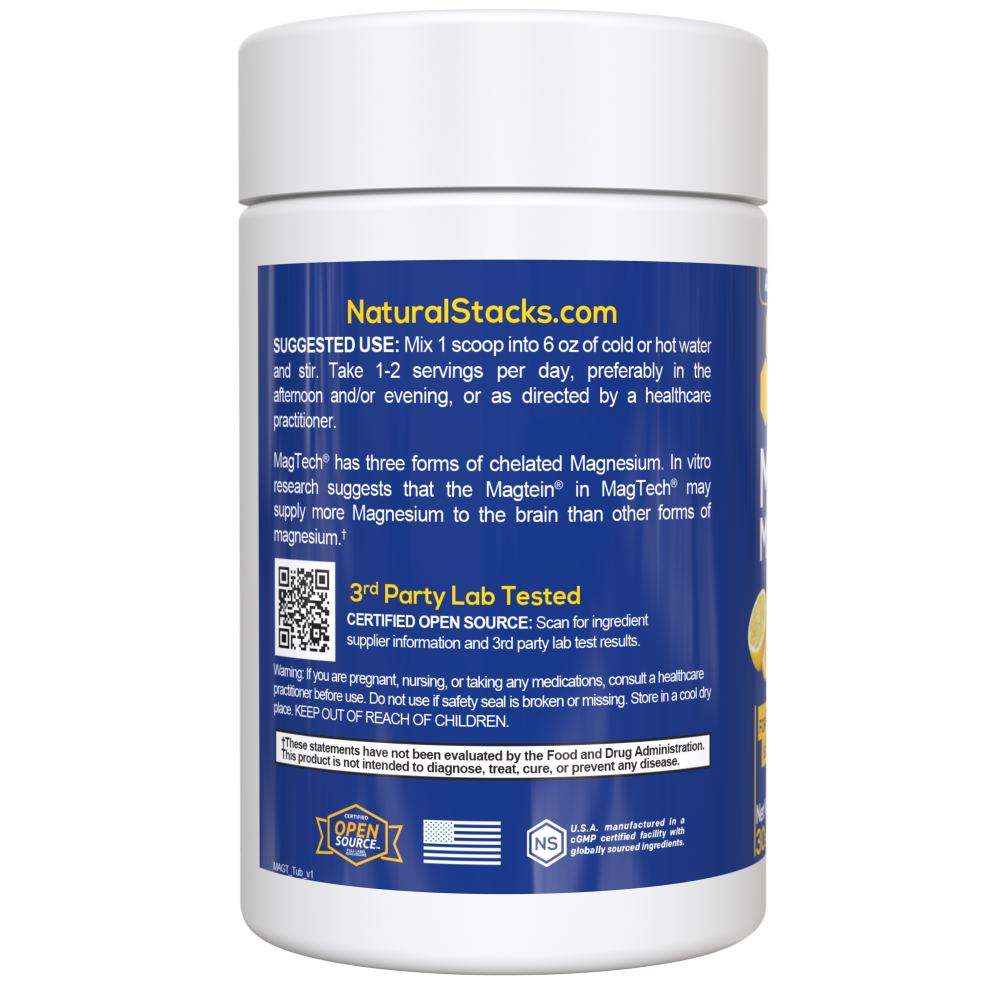 MagTech® Magnesium Lemonade Tub