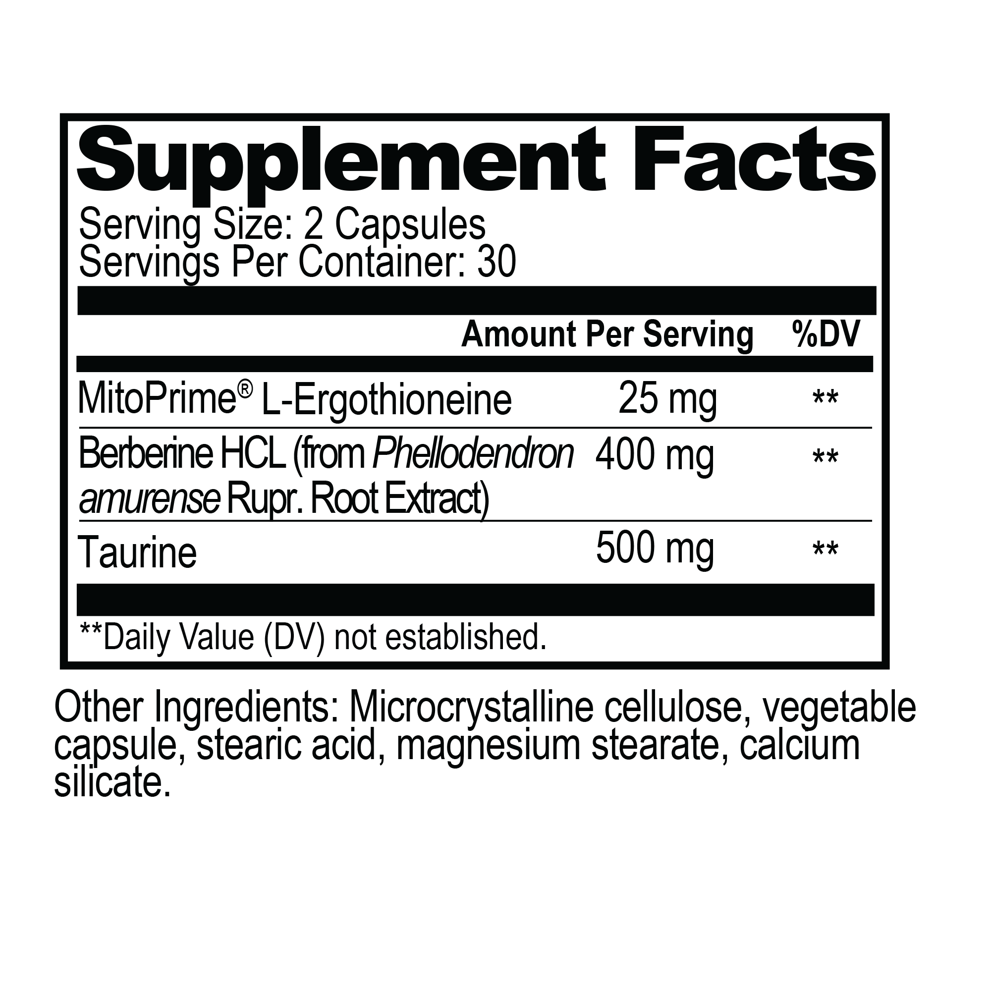 NL supplement fact
