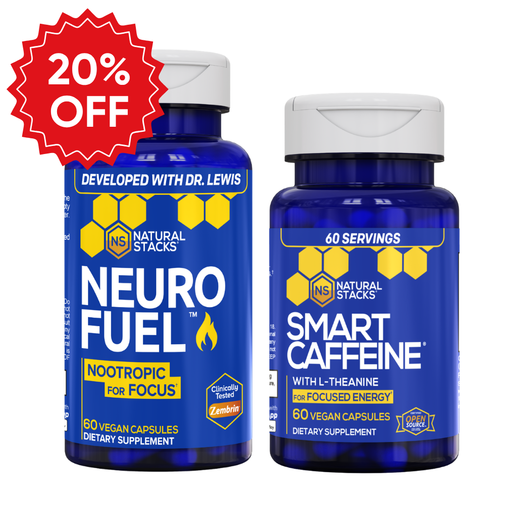NEUROFUEL™ Nootropic + Smart Caffeine® Stack
