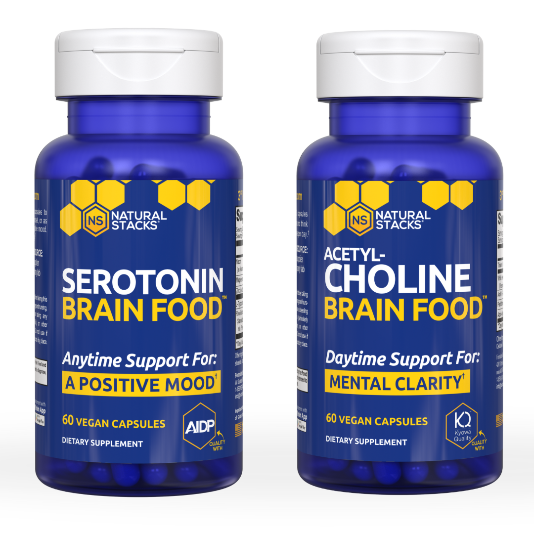 Serotonin and Choline bottles