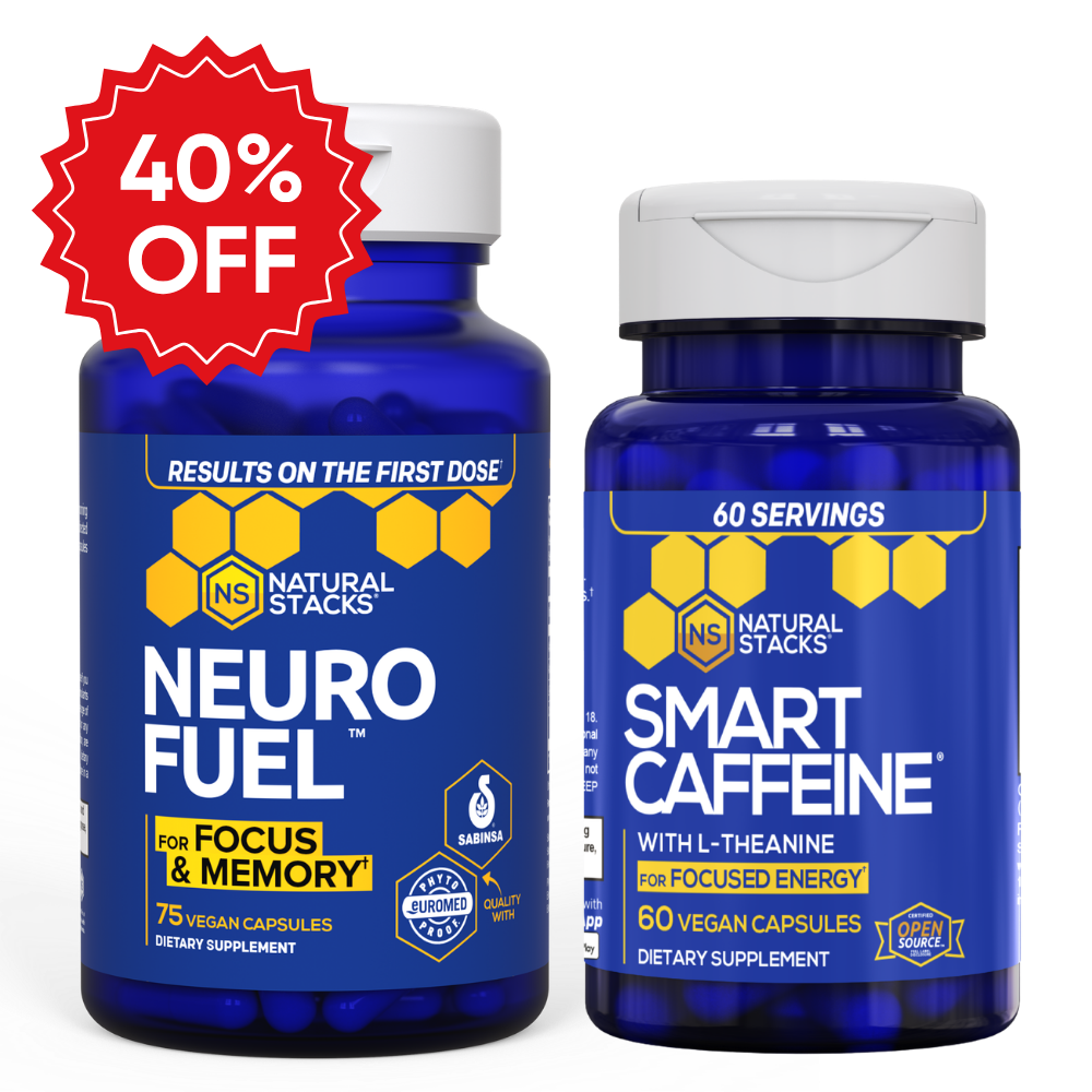 NEUROFUEL™ Nootropic + Smart Caffeine® Stack