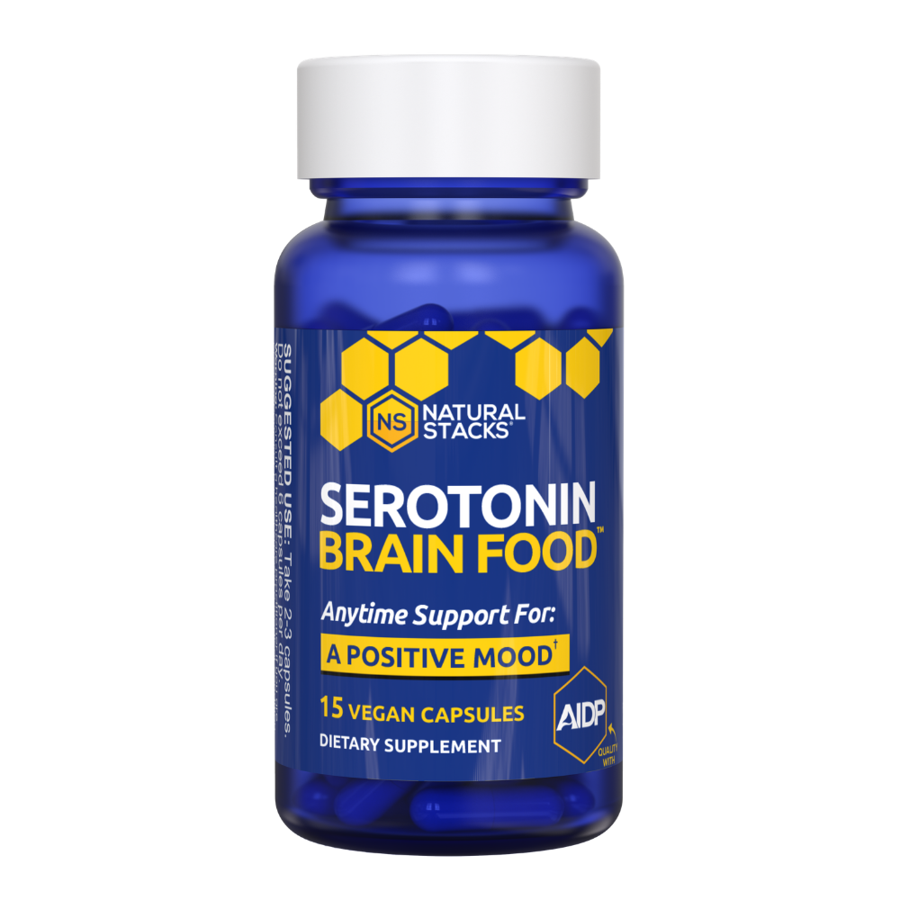 Bottle of Serotonin Brain Food