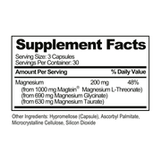Supplement Facts box