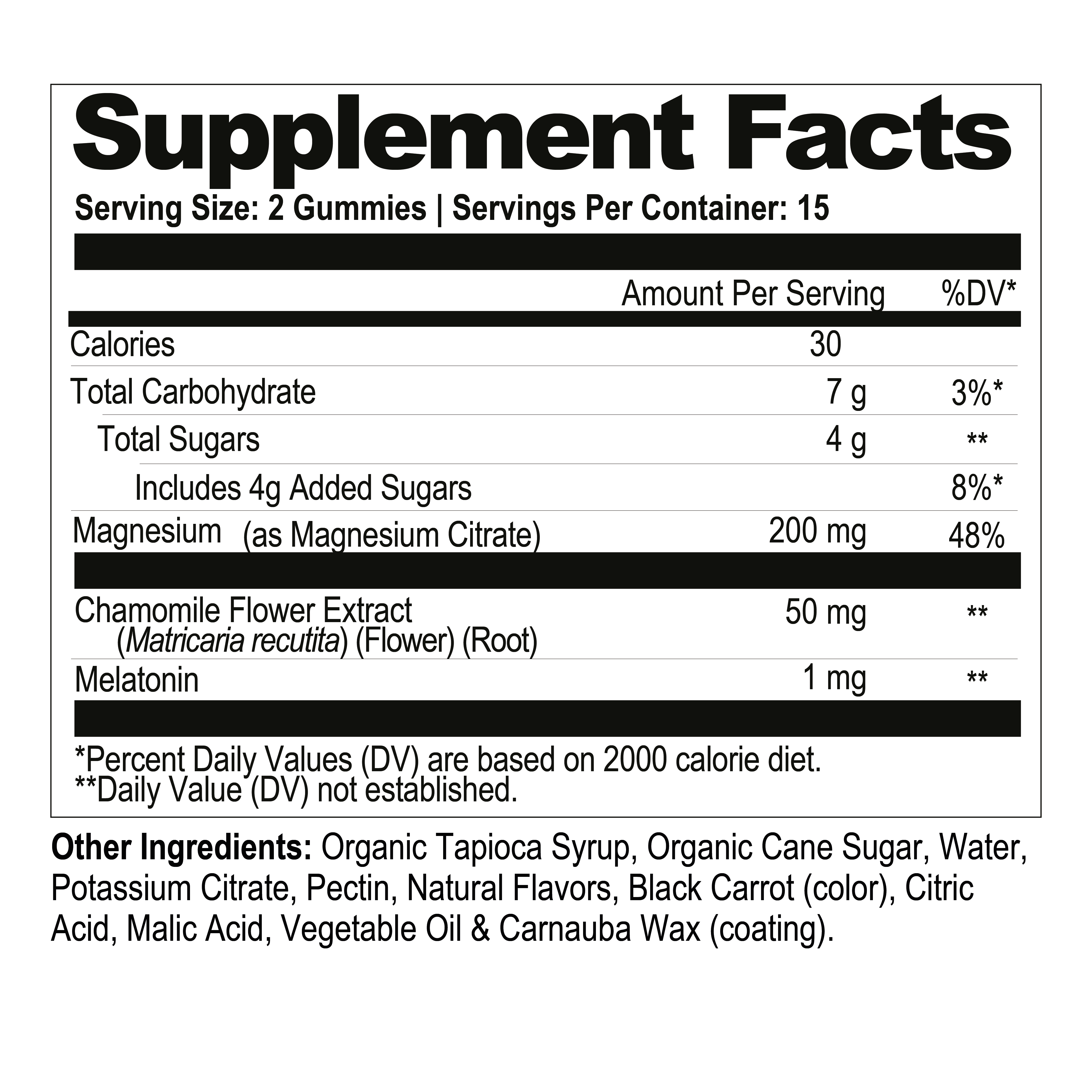 Sleep gummy supplement