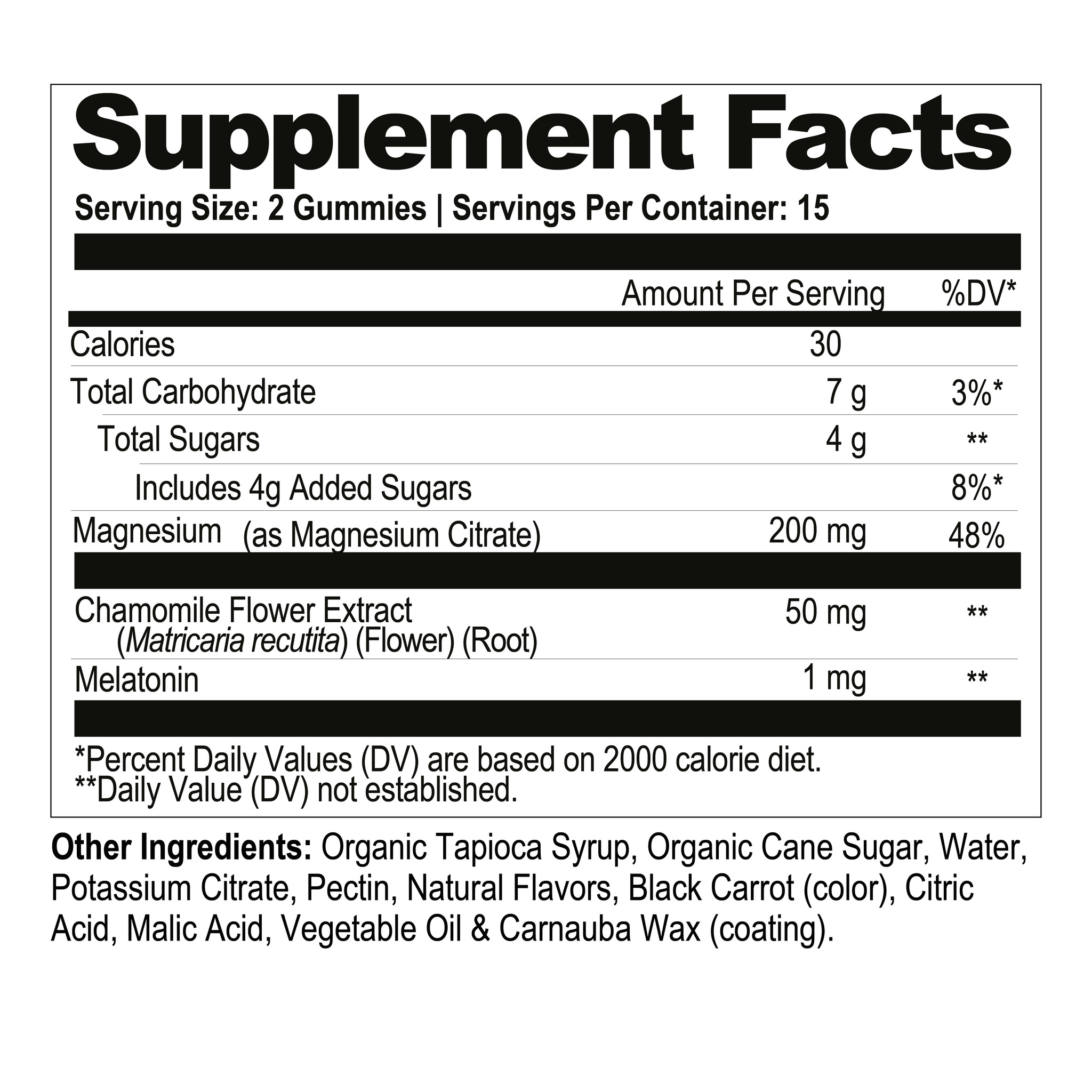 Sleep gummy supplement