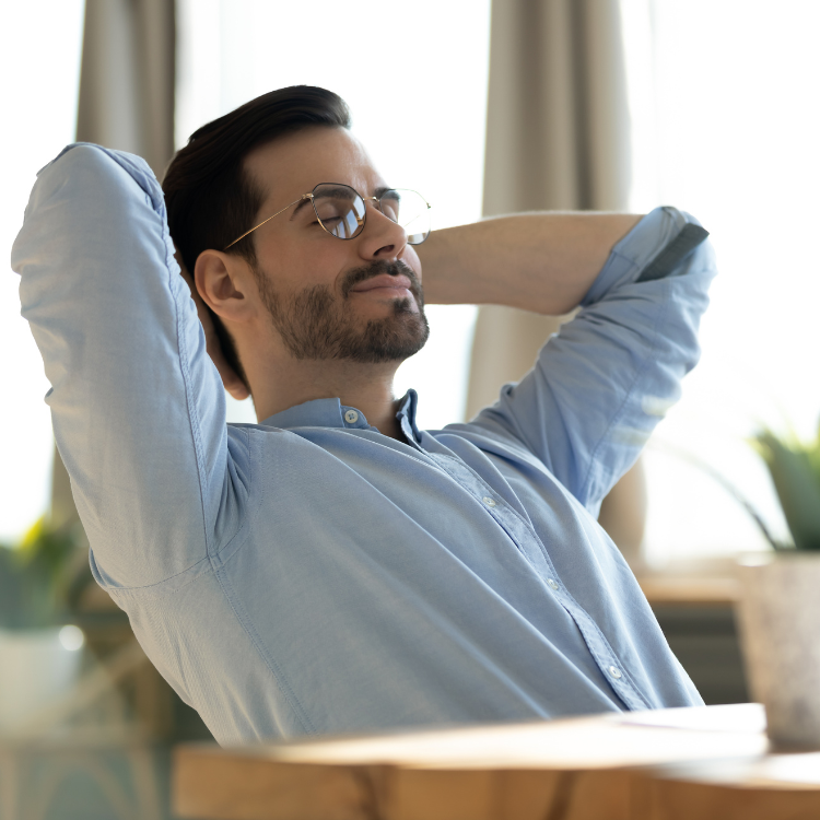 peaceful man