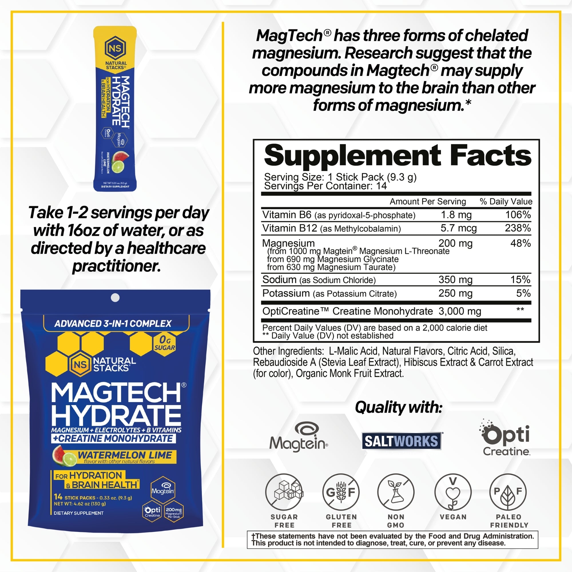 MagTech® Hydrate + Creatine