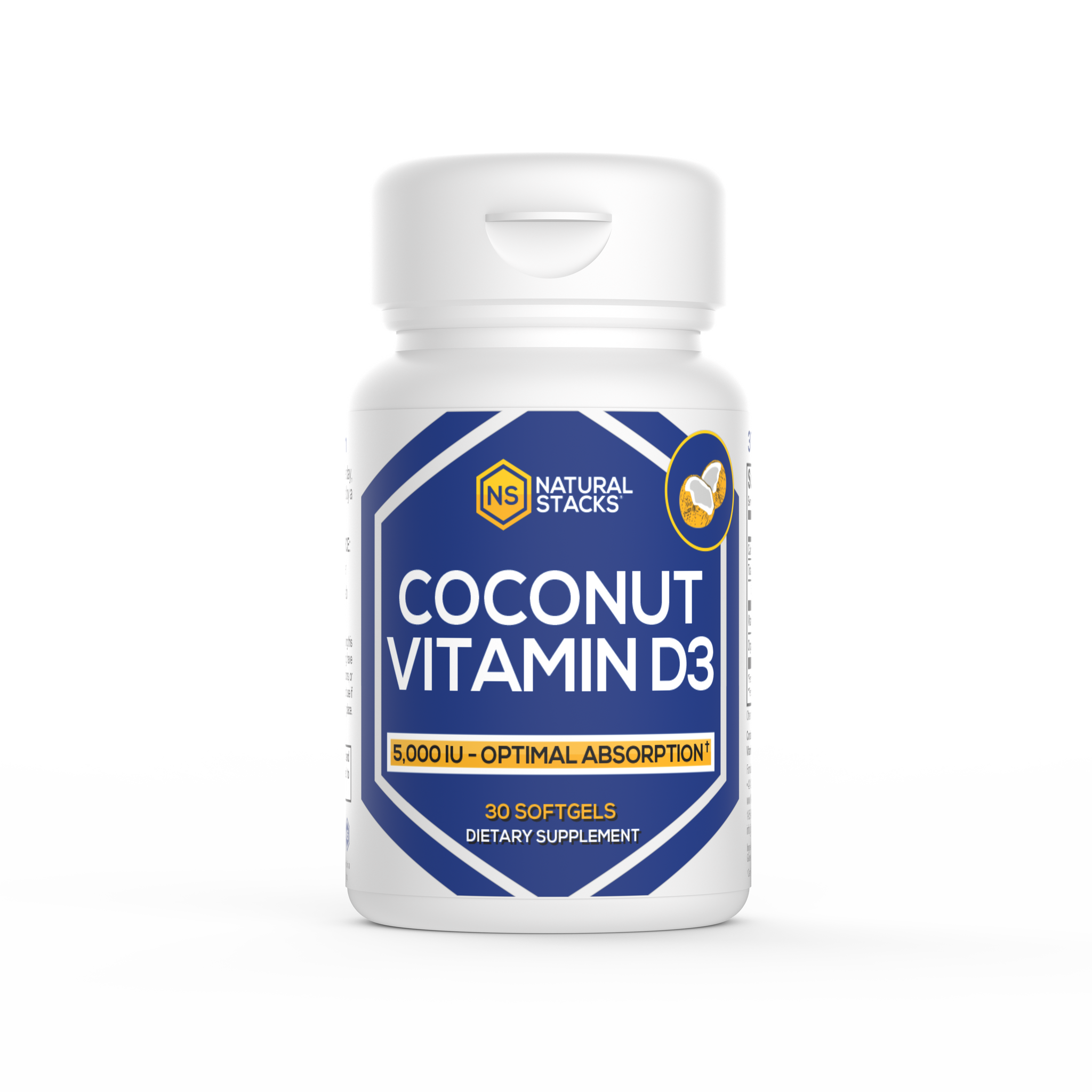 Vitamin D3 w/ Organic Coconut Oil